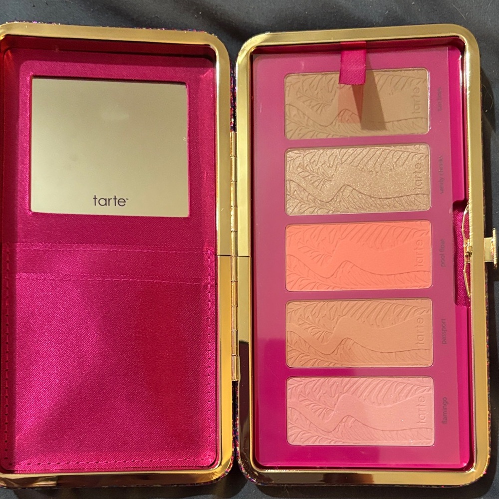 Tarte Blush Palette with Pink and Gold Hues